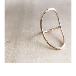 14 k gold filled ring made by James Michelle