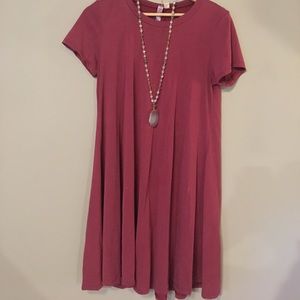 Red T-Shirt Dress