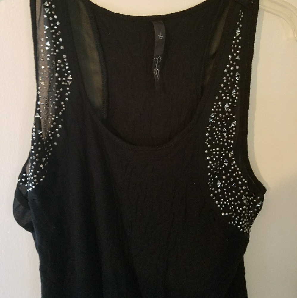 Jessica Simpson black tank top