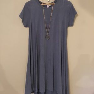 Blue T-Shirt Dress