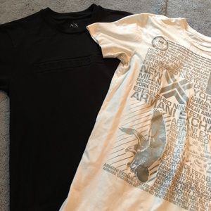 TWO Armani exchange T-shirt’s