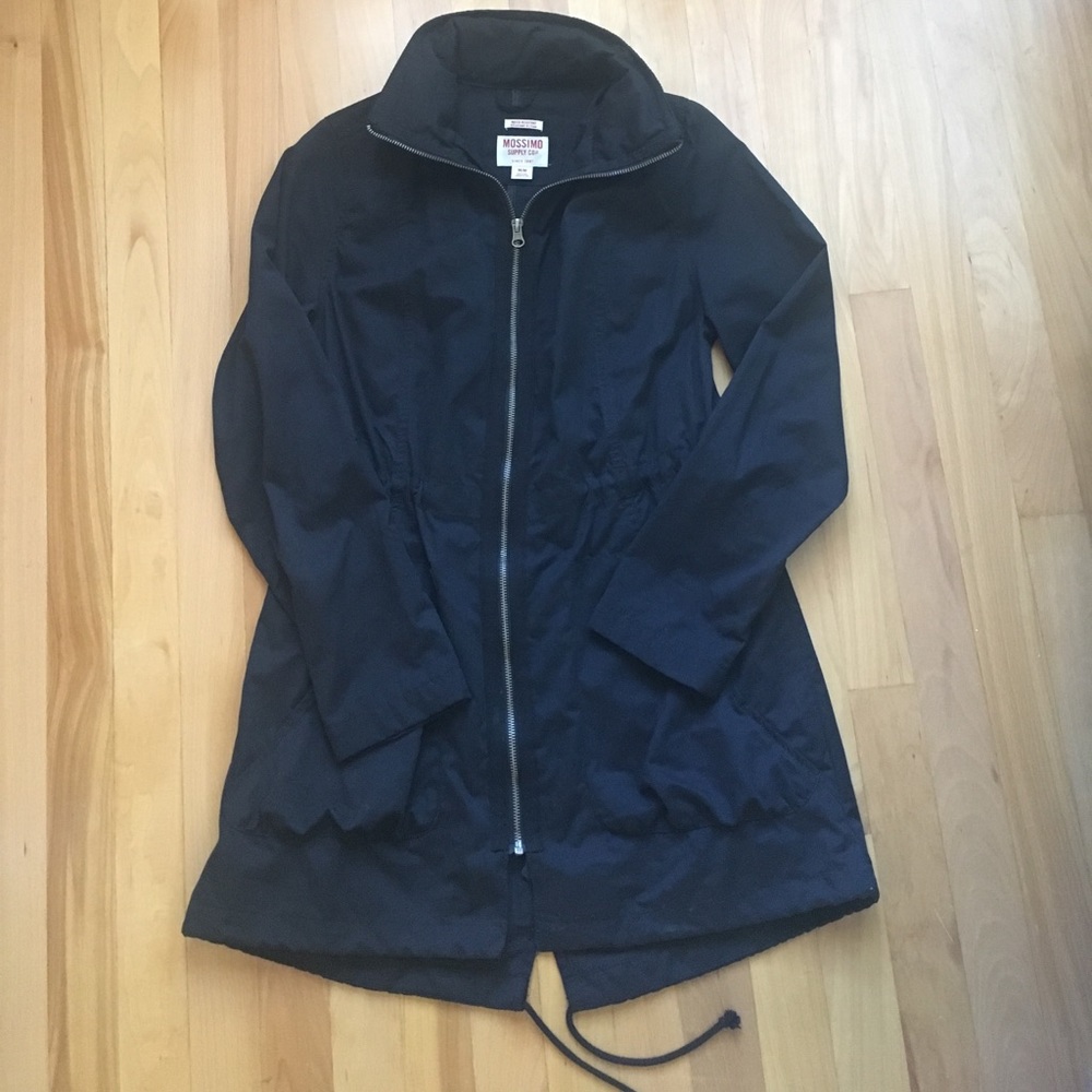 Black trench coat