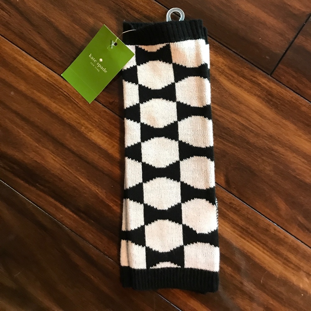 FINAL PRICE🎉 Kate Spade Arm Warmers Black & Pink