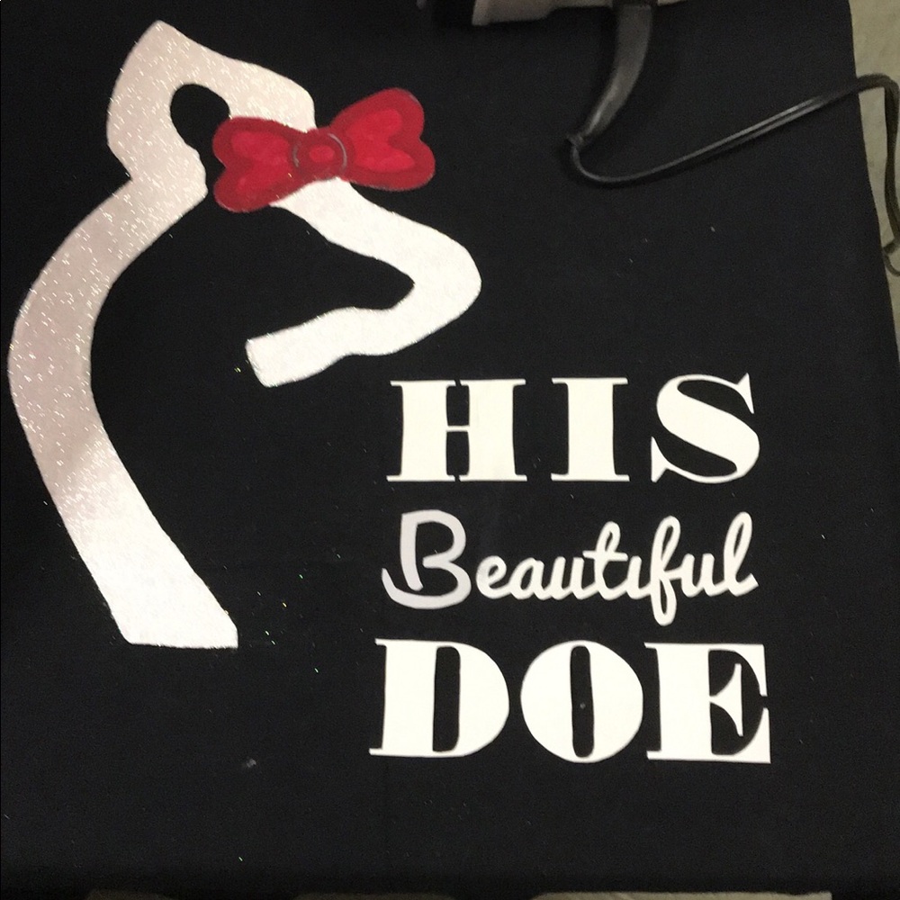 HIS DOE/HER BUCK Couples T-shirt set