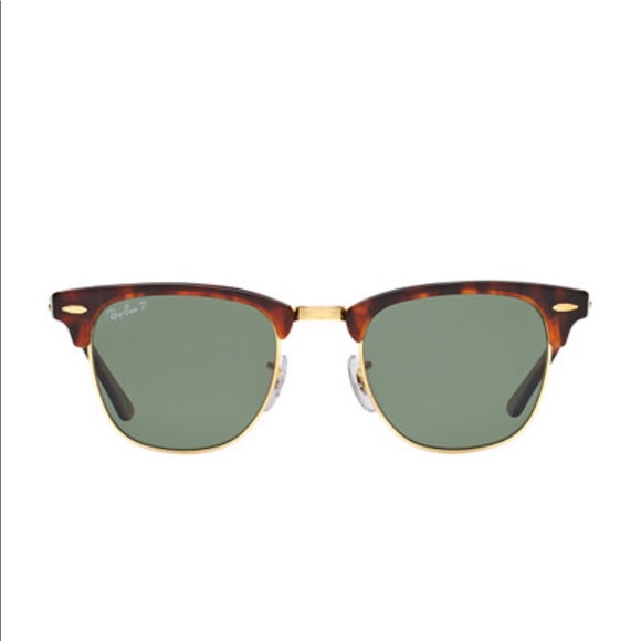 Rayban Clubmaster Tortoise/green POLARIZED