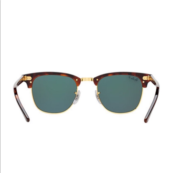 Rayban Clubmaster Tortoise/green POLARIZED