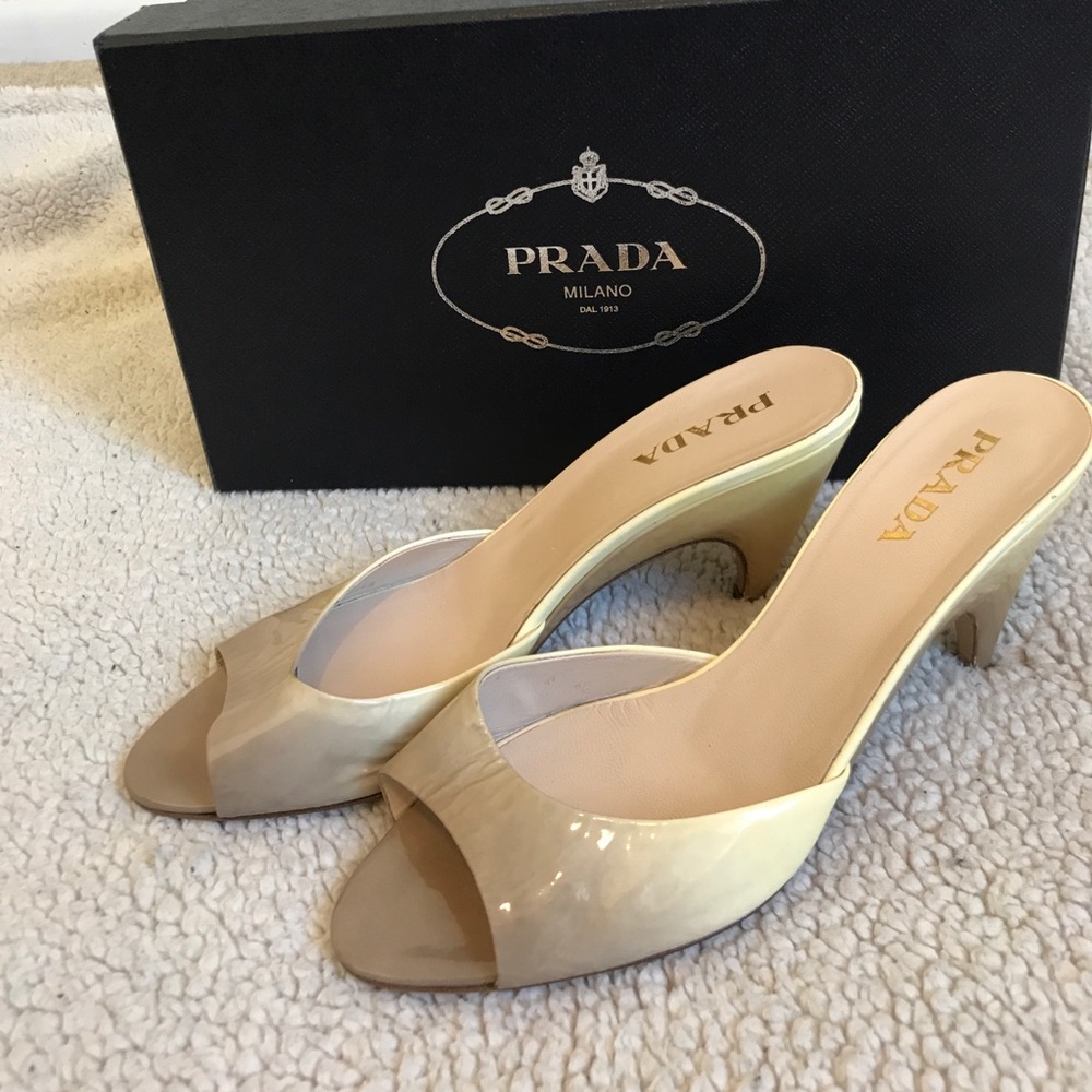 Prada ombré slip on size 36.5. Vintage