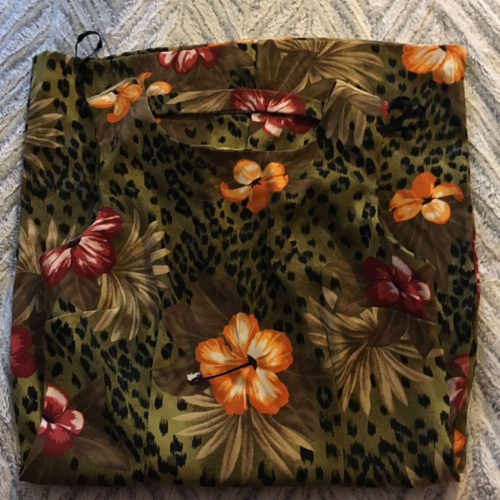 Flower printed dress