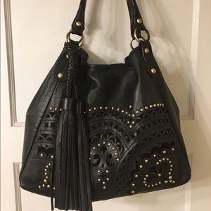 Isabella Fiori black leather tote - gorgeous! 👍