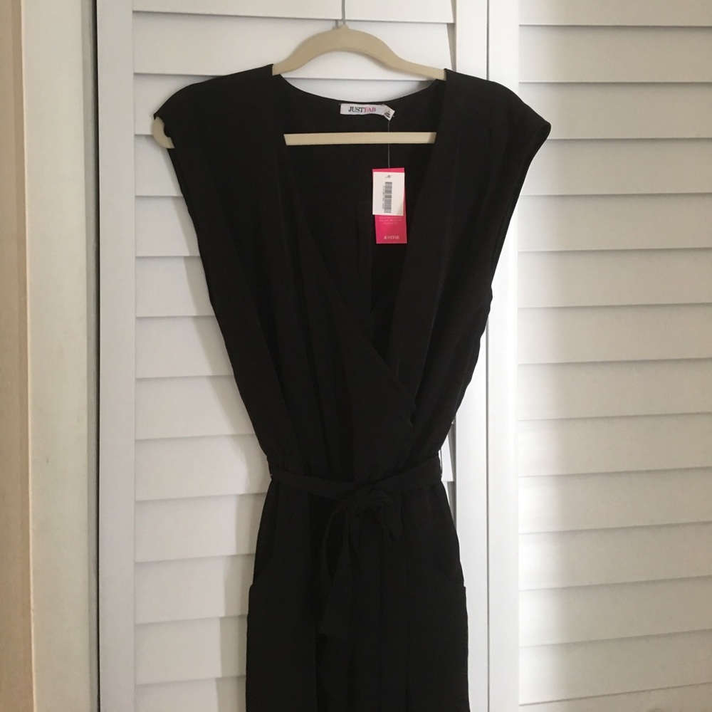 Just fab black jumpsuit
