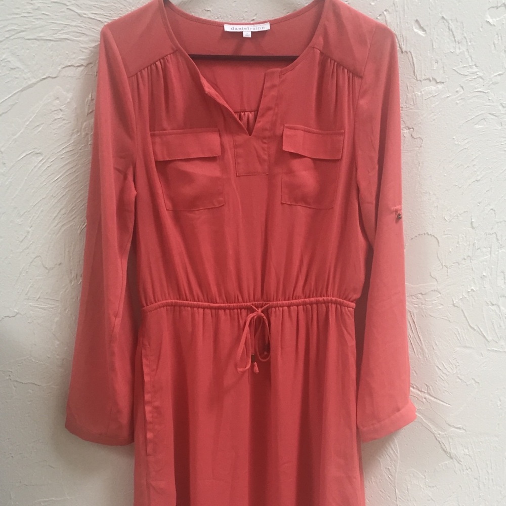 Daniel Rainn Orange Dress