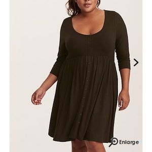 Torrid (Short sleeve) button down dress