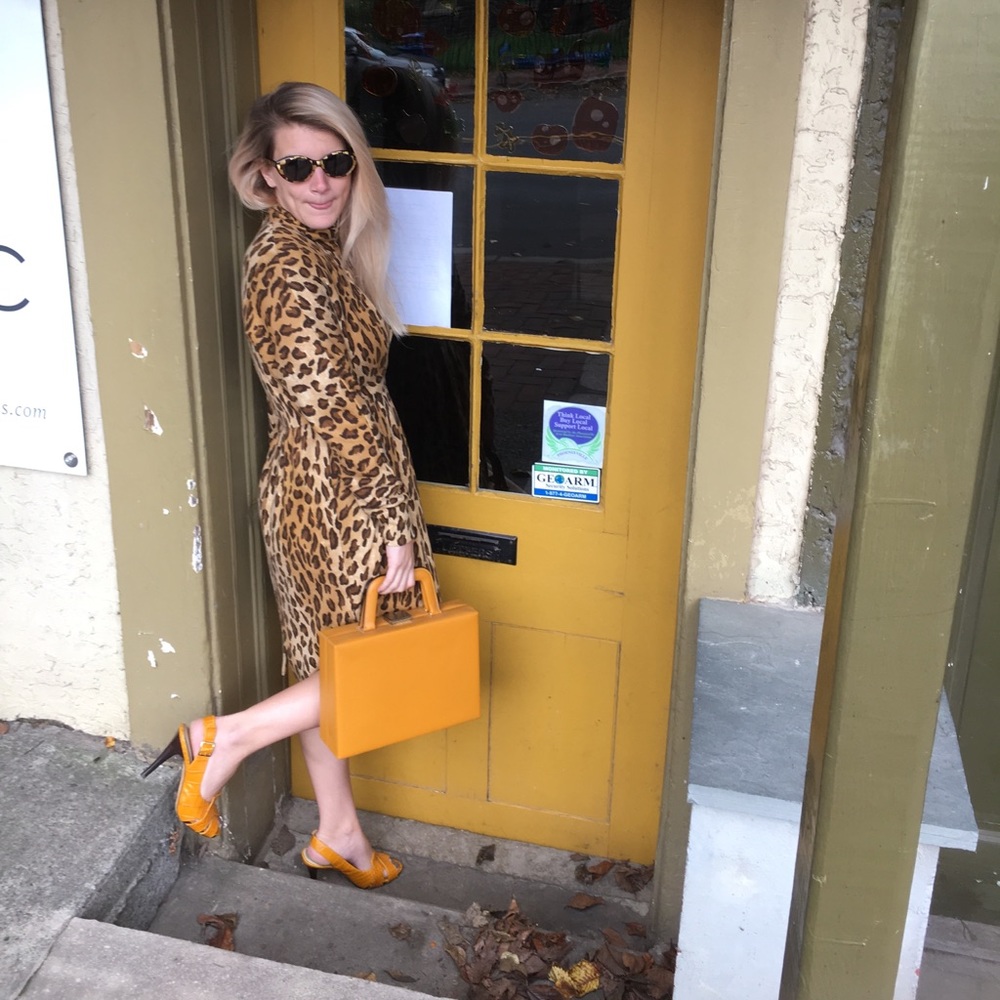 Vintage leopard dress πPM Editor pick π SALE π - Picture 7 of 8