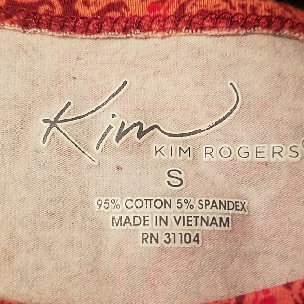 Kim Rogers  long sleeve top.