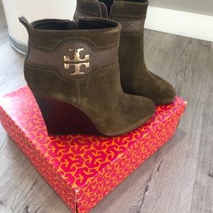 Tory Burch Wedge Booties
