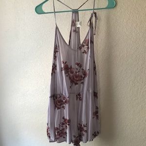 Wet Seal Floral periwinkle romper