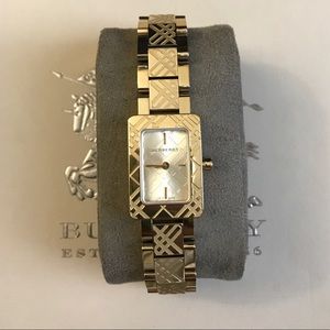 Burberry gold watch BU1171