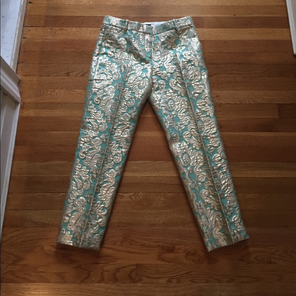 NEVER BEEN WORN JCrew Brocade Pants