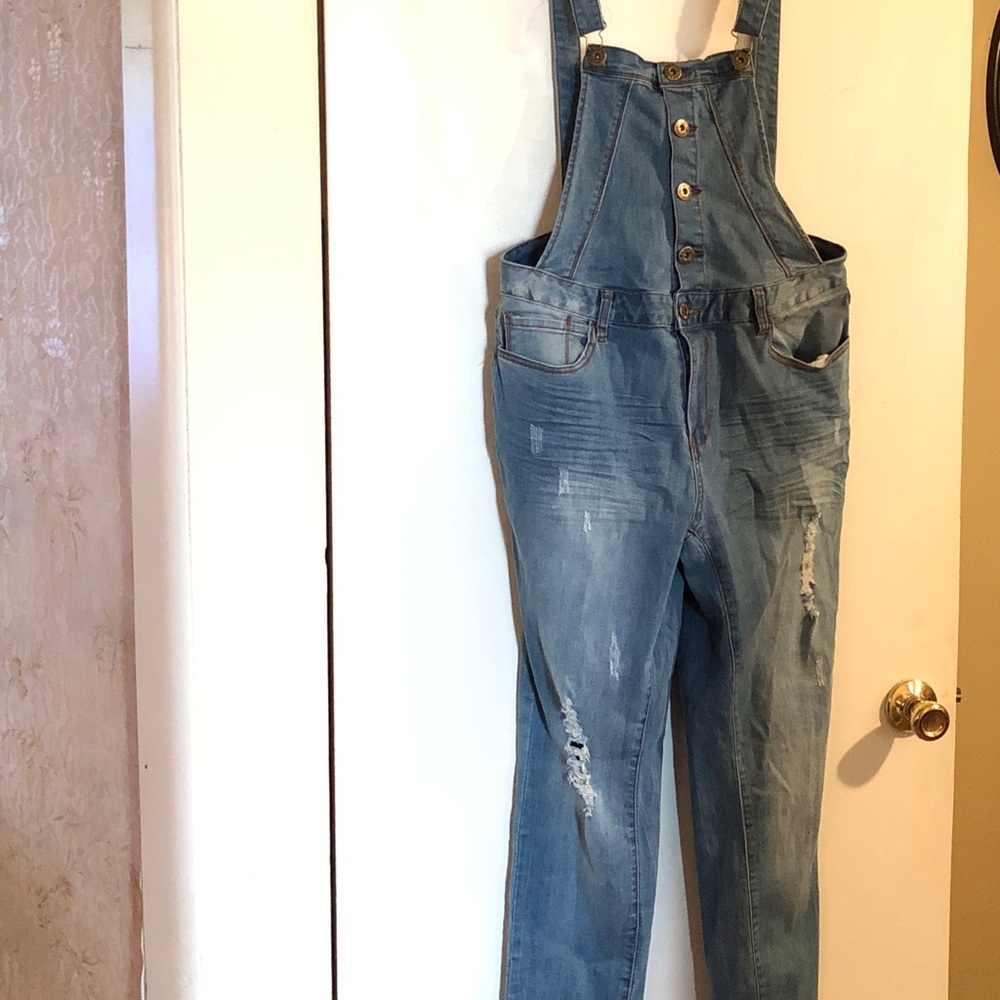 Denim Overalls
