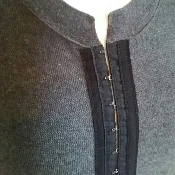 Simply Vera Classy Gray Beaded Cardigan - Picture 4 of 5