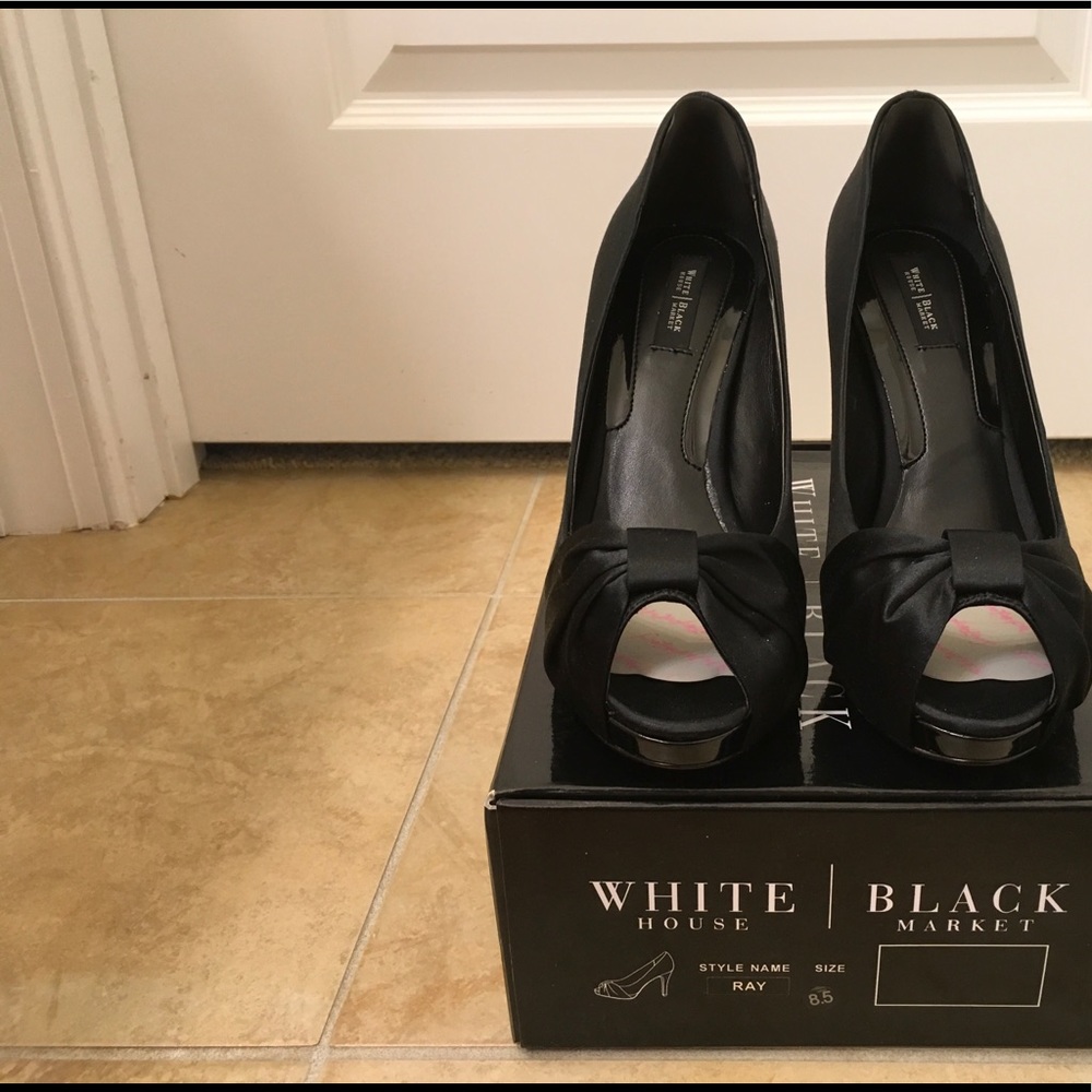 WHBM Satin Shoes