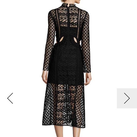 Self Portrait Payne Cutout Midi Dress - Picture 2 of 4