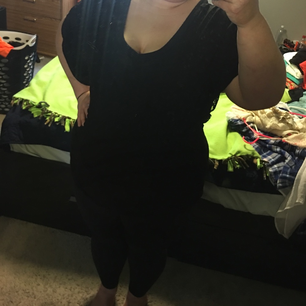 Prefect black top! Plus size!!