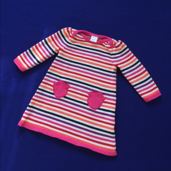Gymboree Other - Gymboree Mittens Knit Dress Baby Girl 6-12M