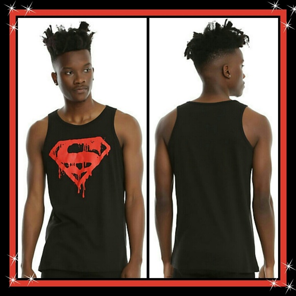 DC Comics Other - DC COMICS SUPERMAN DRIP LOGO TANK TOP