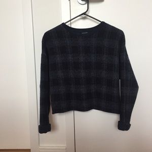 Topshop wool blend sweater crop top （warm）