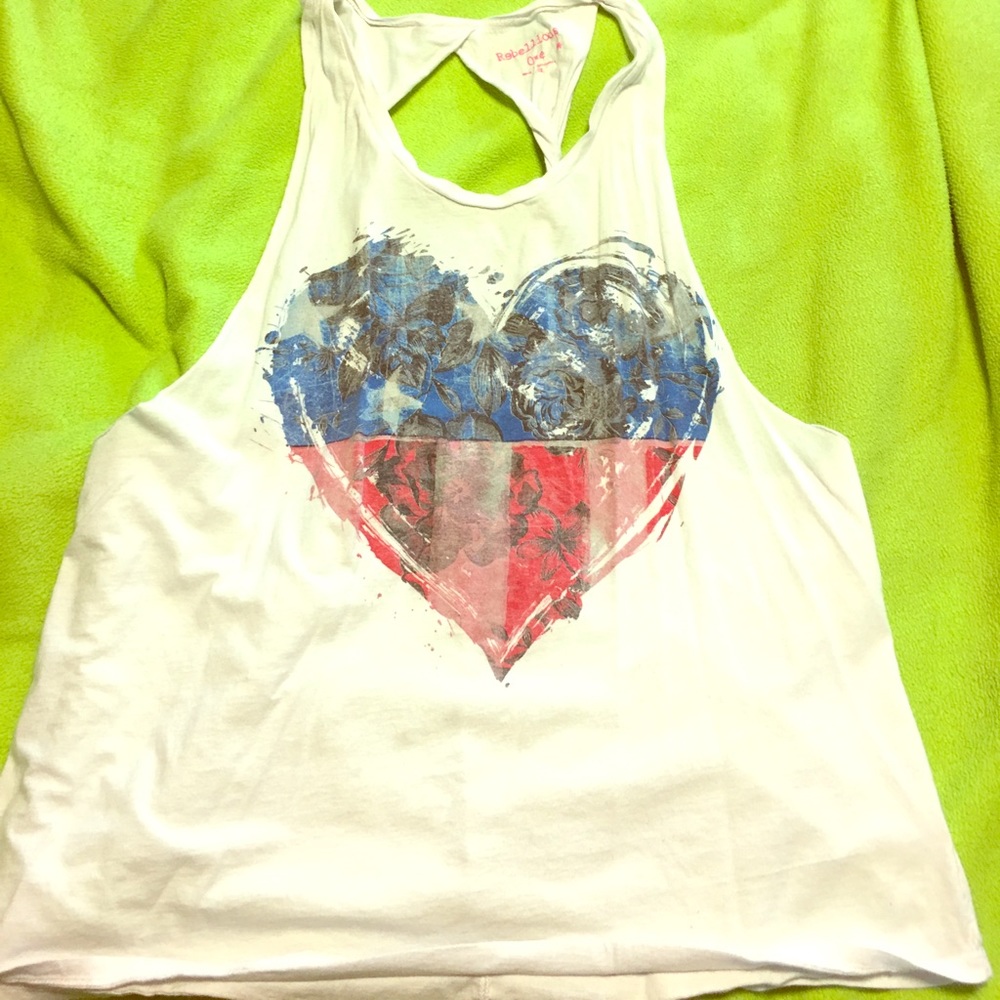 Red white and blue tank top!