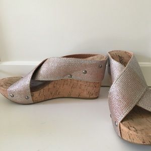 Lucky Brand SANDAL WEDGES Great Condition!