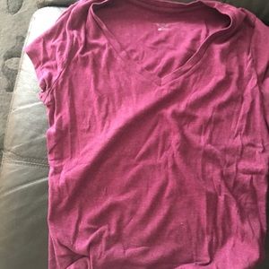 Purple maternity shirt