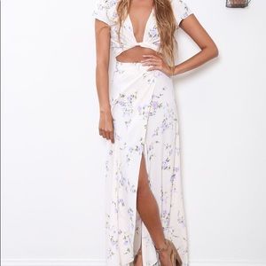 Flynn Skye Wrap skirt and top set