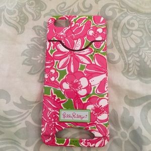 Lilly Pulitzer iPhone 5 case with card holder