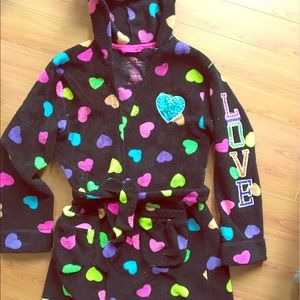 [SOLD]Girls fleece robe from Justice