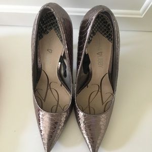 Sam and Libby Heels Target Metallic 7.5 Never Worn