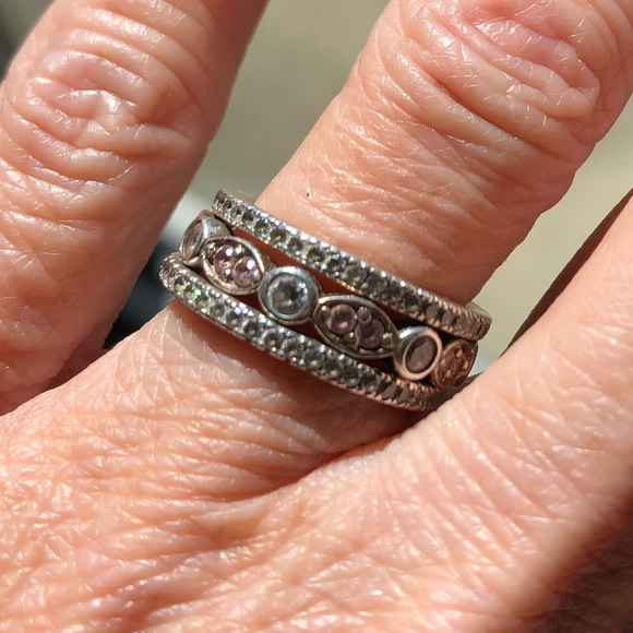Hidalgo for Diamonique Stackable Bands. Sz. 5. - Picture 2 of 8