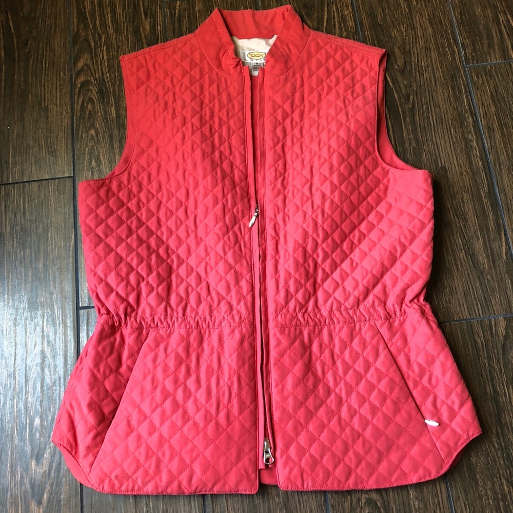 Talbots Petite Quilted Vest Sz M