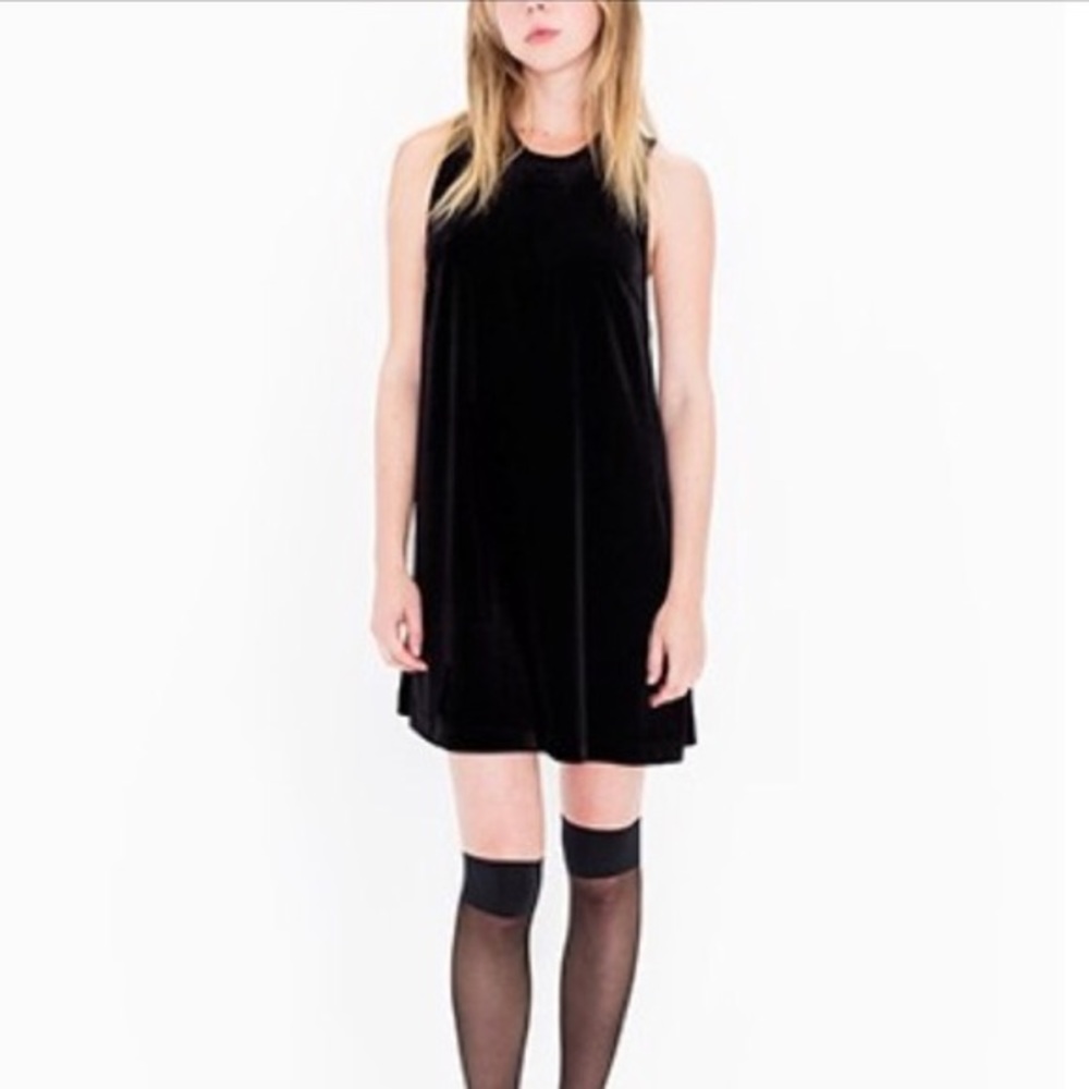 American Apparel Velvet Dress
