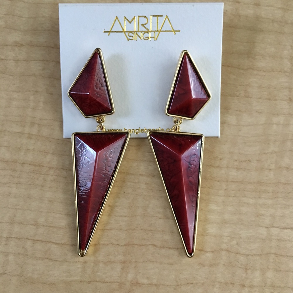 Amrita Singh Northampton Earrings Ruby