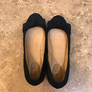 Me too black ballet flats