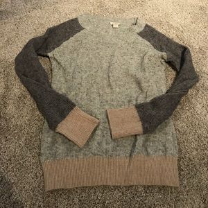 Color block sweater