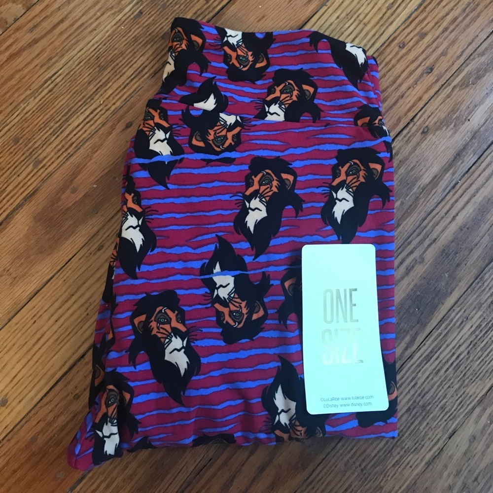 LuLaRoe Disney Villains OS Scar BNWT