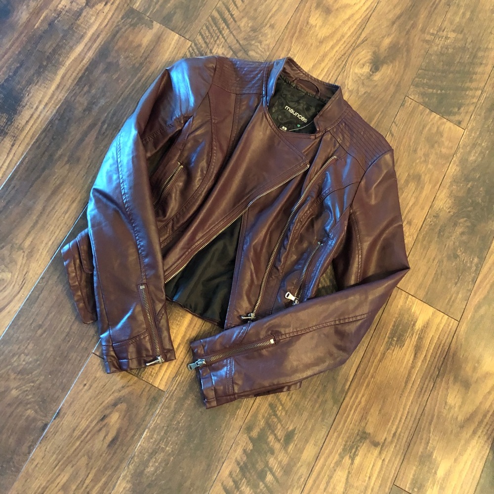 Adorable Faux Leather Jacket