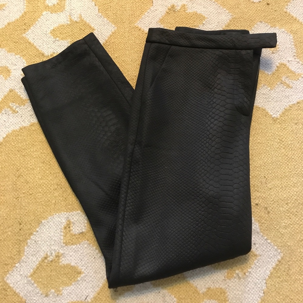 TOPSHOP Snake Skin Patterned Trouser