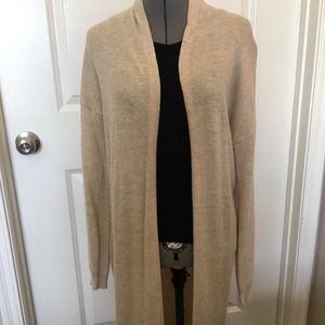 Extra long cardigan