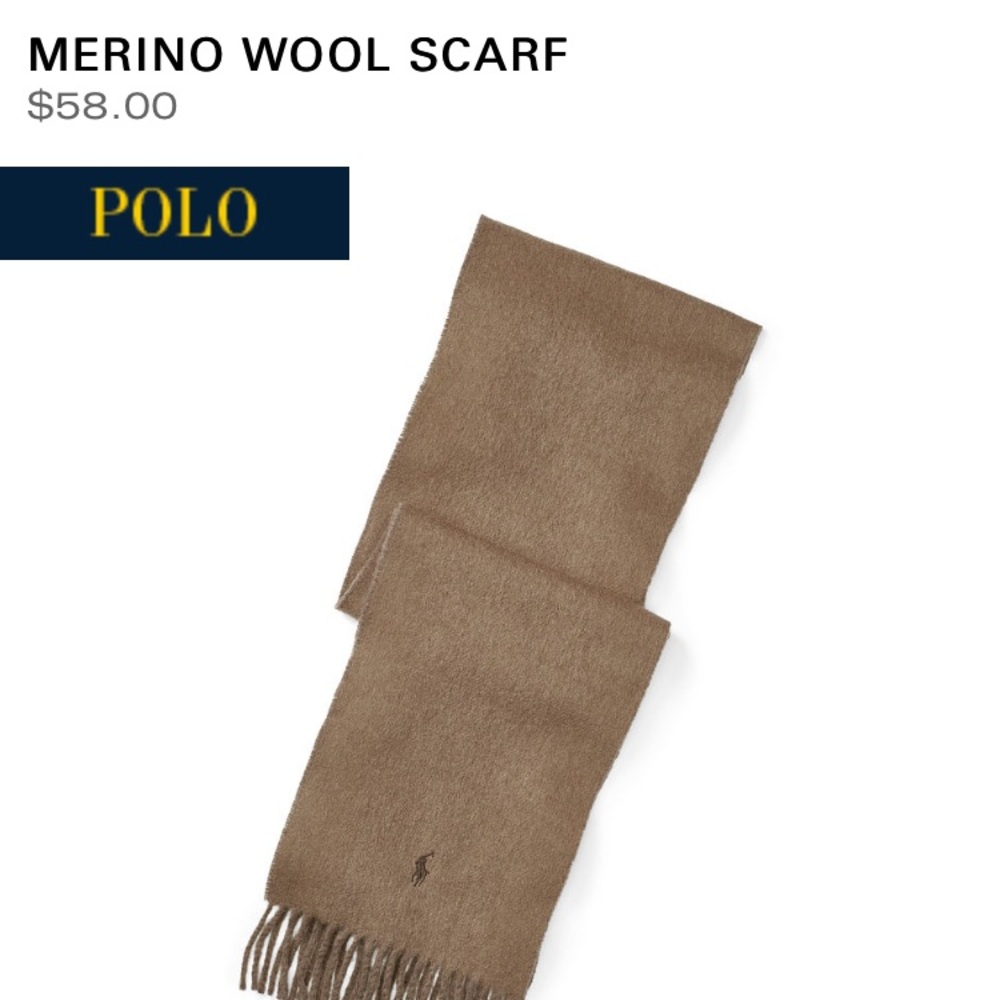 Polo by Ralph Lauren Marino Wool Scarf