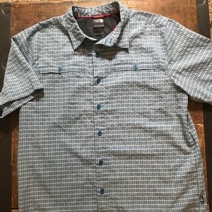 North Face Men's Short Sleeve Plaid Shirt