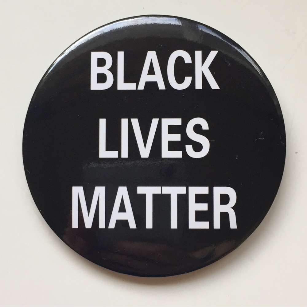 Black Lives Matter Button 3-inch